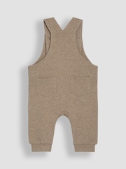 JoJo Maman Bébé Fawn 2-Piece Appliqué Dungarees & T-Shirt Set - Image 3 of 6