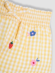 JoJo Maman Bébé Yellow 2-Piece Peppa Pig Woven Top & Shorts Set - Image 10 of 10