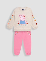 JoJo Maman Bébé 2-Piece Peppa Pig Sweatshirt & Joggers Set - Image 1 of 8