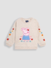 JoJo Maman Bébé 2-Piece Peppa Pig Sweatshirt & Joggers Set - Image 2 of 8