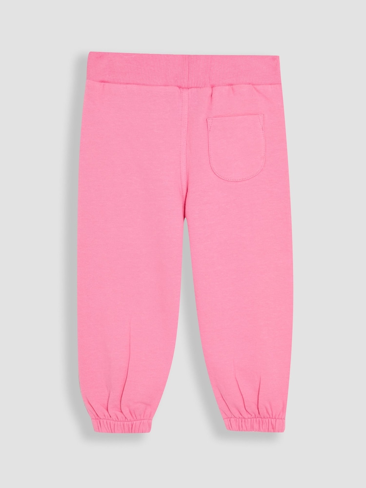 JoJo Maman Bébé Pink 2-Piece Peppa Pig Sweatshirt & Joggers Set - Image 5 of 8