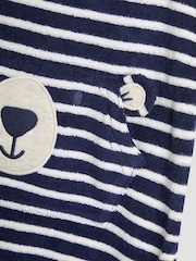 JoJo Maman Bébé Blue Bear Appliqué Dungarees and T-Shirts Set 2 Piece - Image 5 of 6