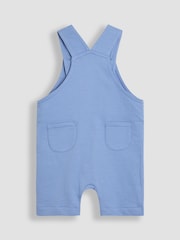 JoJo Maman Bébé Blue Boat 2-Piece Appliqué Dungarees & T-Shirt Set - Image 7 of 7