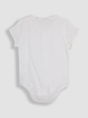JoJo Maman Bébé Green 2-Piece Cheesecloth Dungarees & Bodysuit Set - Image 5 of 7