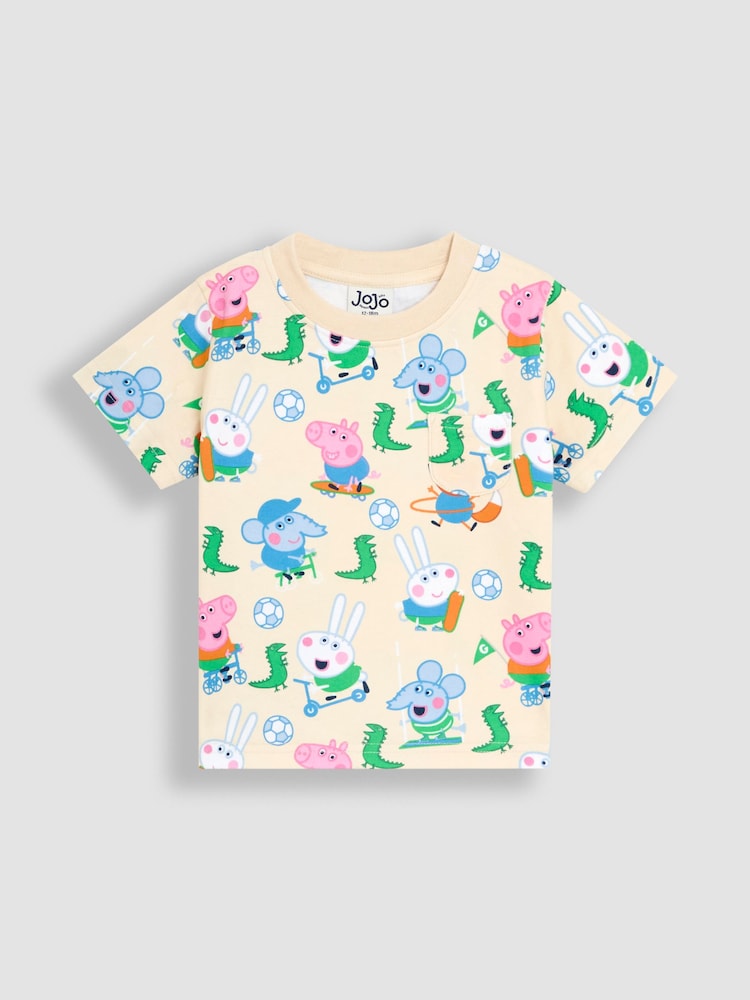 JoJo Maman Bébé 2-Piece Peppa Pig T-Shirt & Shorts Set - Imagen 2 de 6