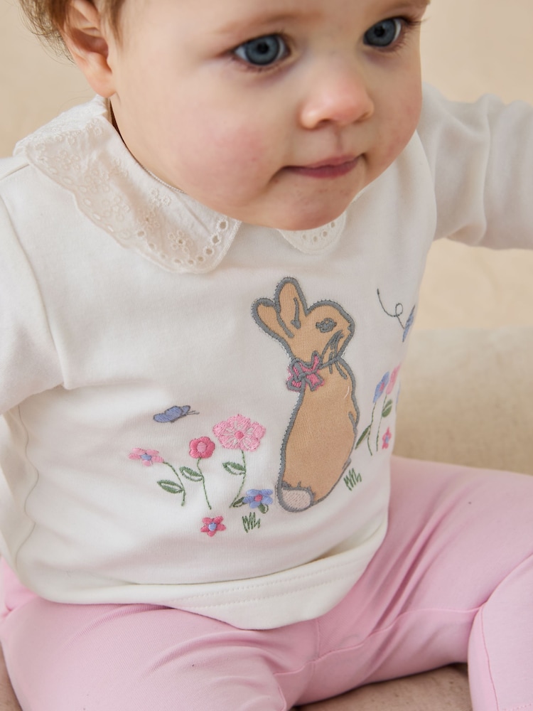 Jojo Maman Bébé 3 Pieces komplet majice in spodnjic z zajčkom - Slika 2 iz 8 Jojo Maman Bébé 3 Pieces komplet majice in spodnjic z zajčkom - Slika 2 iz 8