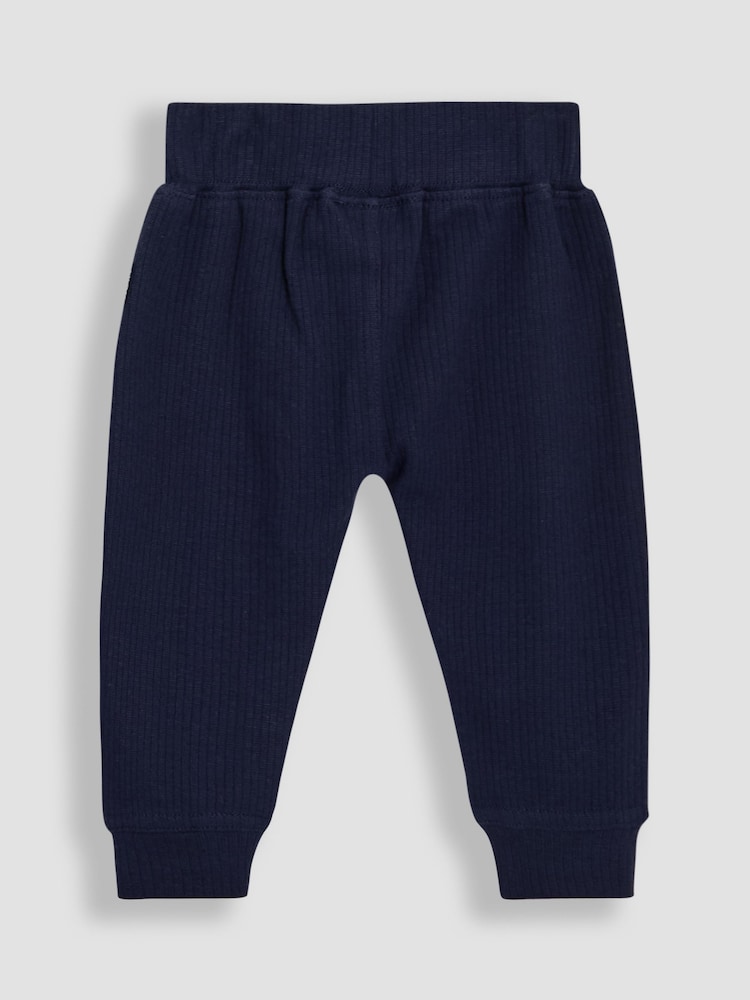 JoJo Maman Bébé Blue 2-Piece Whale Appliqué Sweatshirt & Leggings Set - Image 5 of 5