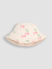 JoJo Maman Bébé Stone Cherry Pretty Twill Sun Hat - Image 1 of 3