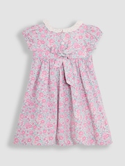 Vaaleanpunainen Kukallinen  - Jojo Maman Bébé Kukallinen Broderie anglaise kaulus Juhlamekot - Kuva 3 / 4