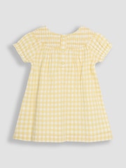 JoJo Maman Bébé Yellow Yellow Jemima Puddle-Duck Smocked Dress Set - Image 4 of 7