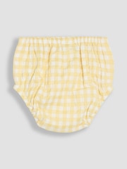 JoJo Maman Bébé Yellow Yellow Jemima Puddle-Duck Smocked Dress Set - Image 6 of 7