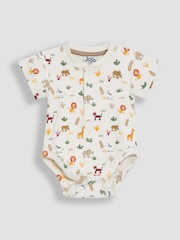 JoJo Maman Bébé 2-Piece Ribbed Bodysuit & Shorts Set - Imagen 2 de 5