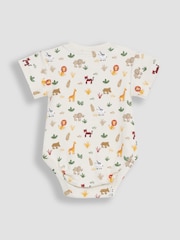 JoJo Maman Bébé 2-Piece Ribbed Bodysuit & Shorts Set - Imagen 3 de 5