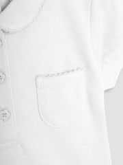 JoJo Maman Bébé Pink 3-Pack Polo Shirts - Image 9 of 10