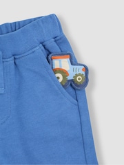 JoJo Maman Bébé Natural Tractor 2-Piece Printed T-Shirt & Short Set - Image 7 of 7