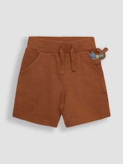 JoJo Maman Bébé Natural Bug 100% Cotton Printed T-Shirt & Shorts Set - Image 5 of 7