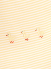 JoJo Maman Bébé Yellow Baby Embroidered Bib - Image 2 of 3