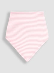 JoJo Maman Bébé Pink Dribble Bibs 3 Pack - Image 4 of 7