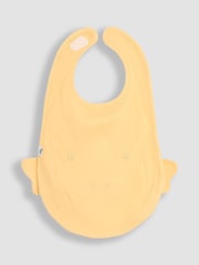 JoJo Maman Bébé Yellow Baby Character Bib - Image 3 of 3