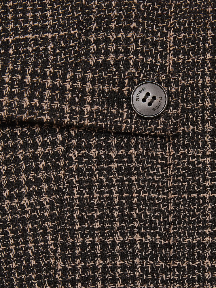 Reiss Elle Tweed Plissé Mini Jupes - Image 6 de 6