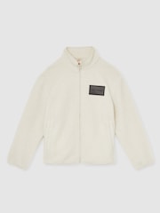 Off White - Reiss Snoop McLaren F1 Team Embroidered Fleece Jacket Unisex Fit - Bild 2 von 9