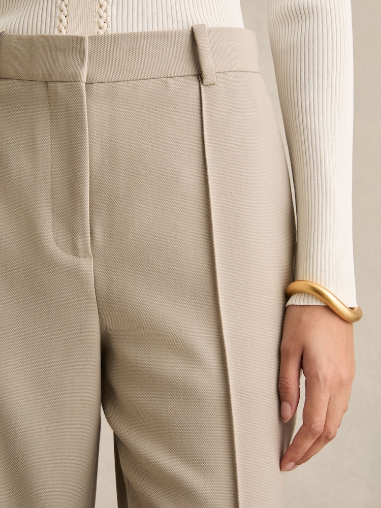 Reiss Brittany Straight-Leg Textured  Wool-Blend Suit Trousers - Image 4 of 6
