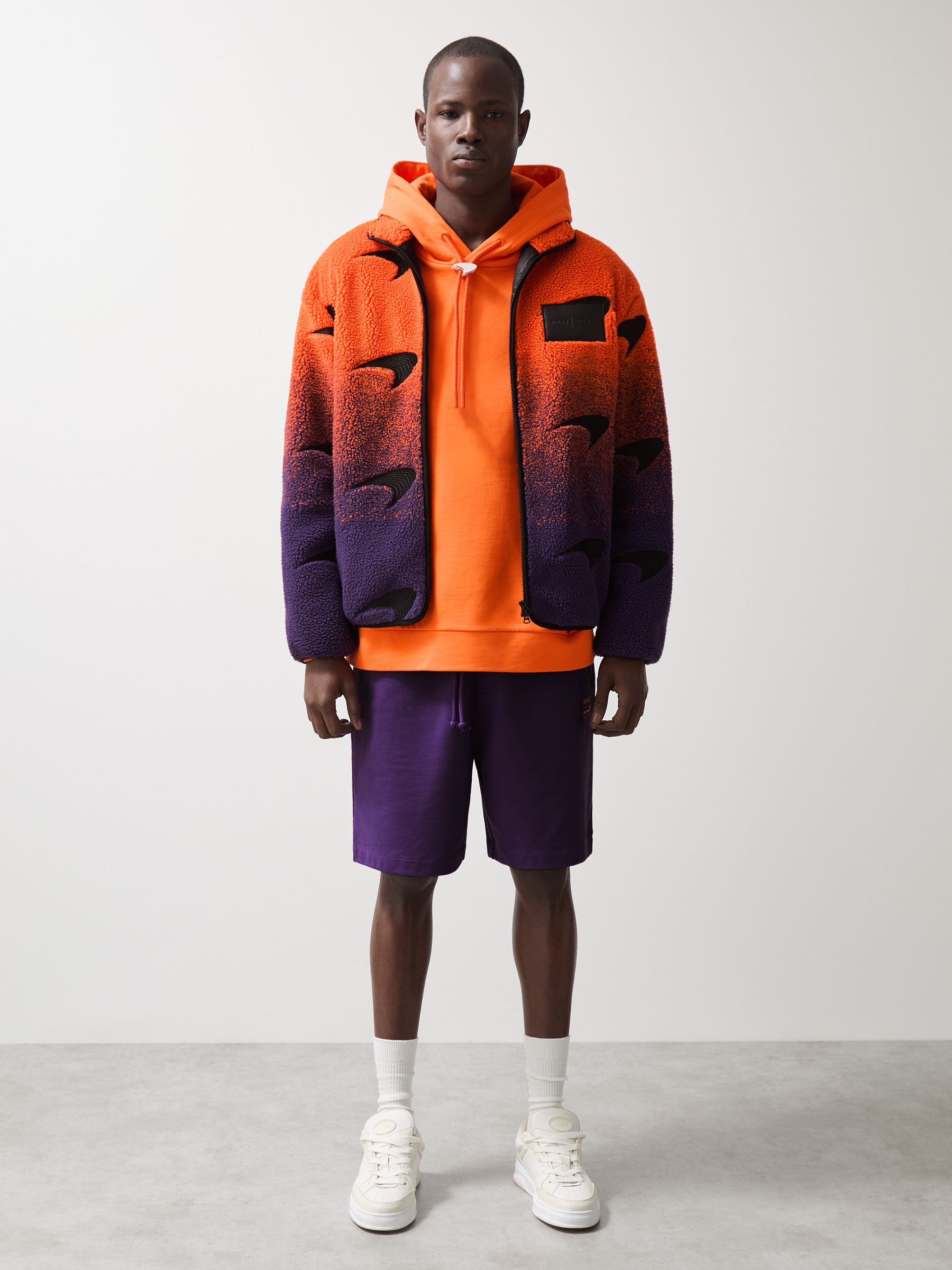 Buy Reiss Papaya Orange/Purple Drift Unisex Fit McLaren F1 Team