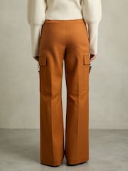 Reiss Mariane Wide-Leg Combat Trousers With Cotton - Image 5 of 6