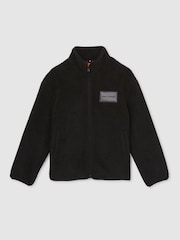 Noir - Reiss Snoop McLaren F1 Team Embroidered Fleece Jacket Unisex Fit - Image 2 of 10
