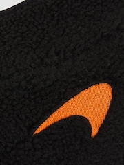 Noir - Reiss Snoop McLaren F1 Team Embroidered Fleece Jacket Unisex Fit - Image 8 of 10