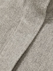 Reiss Grey Phillipa Wool Funnel-Neck Bomber Jacket - Image 6 of 7