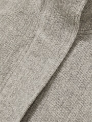 Reiss Grey Phillipa Wool Funnel-Neck Bomber Jacket - Image 7 of 7