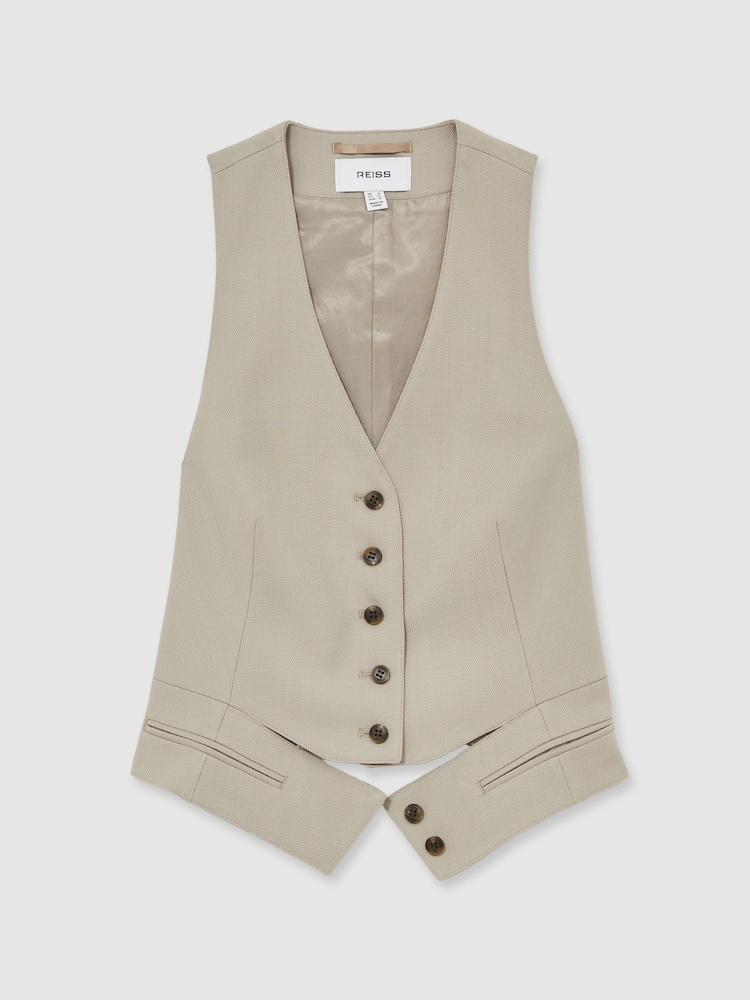 Reiss – Brittany – Weste aus Wollmischung mit Struktur - Image 2 of 6