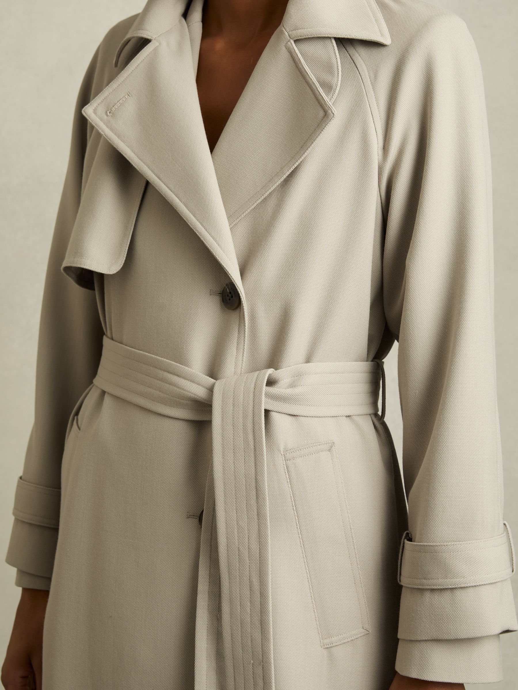Comprar Sobretudo trench coat Reiss Maddox de lã mista com