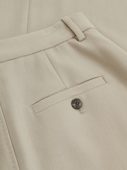 Reiss Neutral Brittany Wool-Blend Tailored Pencil Skirt - Image 6 of 6