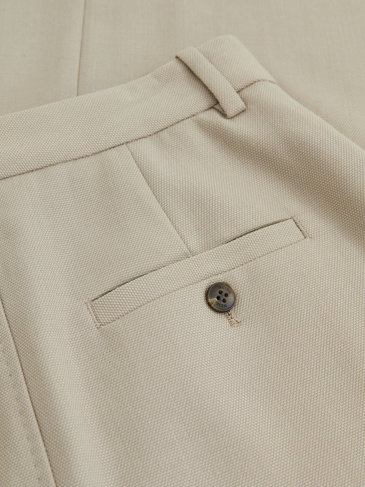 Reiss Neutral Brittany Wool-Blend Tailored Pencil Skirt - Image 6 of 6