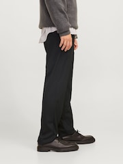JACK & JONES Black Drawstring Relaxed Fit Trousers - Image 2 of 7