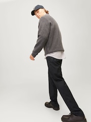 JACK & JONES Black Drawstring Relaxed Fit Trousers - Image 5 of 7