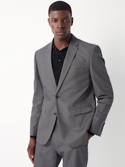 Charcoal Mid Regular Fit Jacket - Image 1 of 5