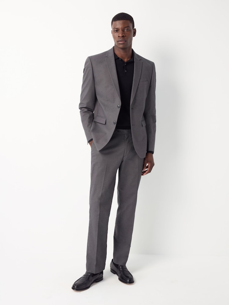 Charcoal Mid Regular Fit Jacket - Image 2 of 5