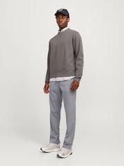 JACK & JONES Grey Drawstring Relaxed Fit Trousers - Image 3 of 7