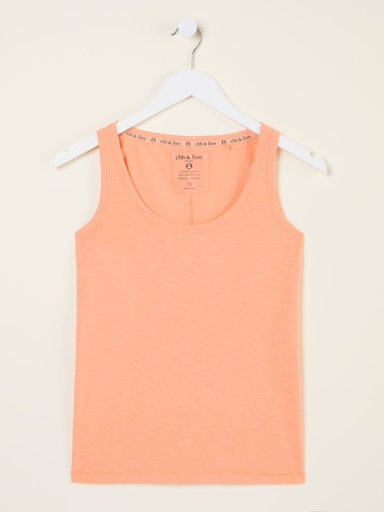 FatFace Peach Pink Bella Vest Top - Image 5 of 5