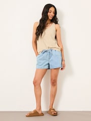 FatFace Oatmeal Bella Vest Top - Image 3 of 6