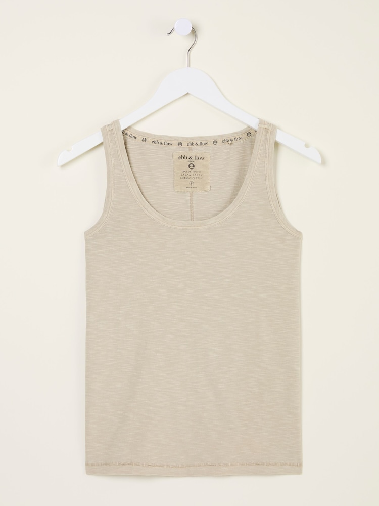 FatFace Oatmeal Bella Vest Top - Image 6 of 6 FatFace Oatmeal Bella Vest Top - Image 6 of 6