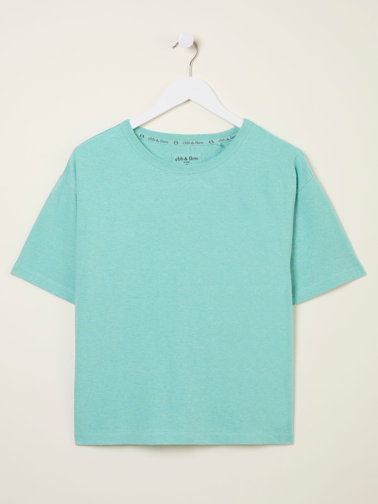 Azul - FatFace Boxy T-Shirt - Imagen 6 de 6