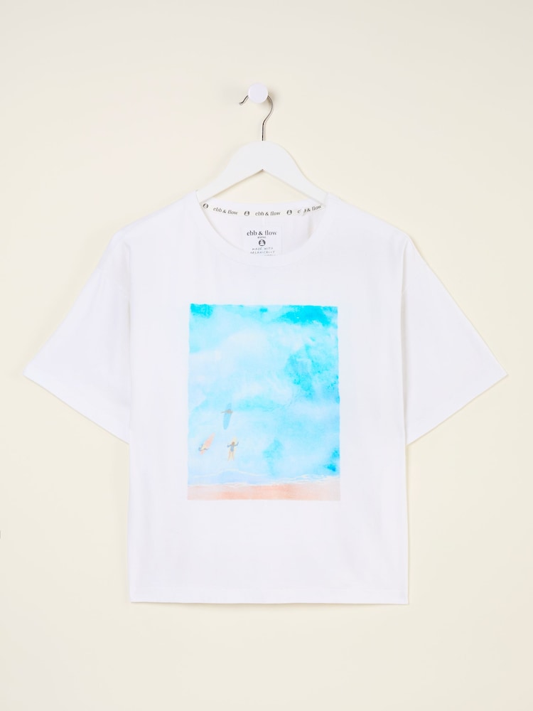 Blanco - FatFace Boxy T-Shirt - Imagen 5 de 5