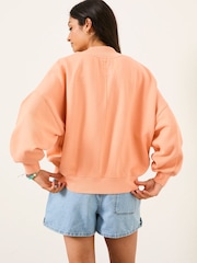 FatFace Lara Peach Pink Crew Sweatshirt - Image 2 of 5