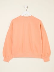 FatFace Lara Peach Pink Crew Sweatshirt - Image 5 of 5