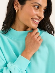 FatFace Lara Blue Crew Sweatshirt - Image 5 of 6