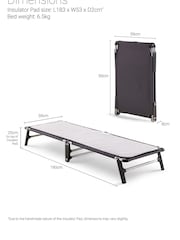 Jay-Be Beds Lite Folding Bed with e-Fibre Insulator Pad - Image 7 of 7